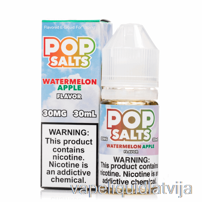 Arbūzs ābols - Popsāļi - 30ml 30mg Vape šķidrums